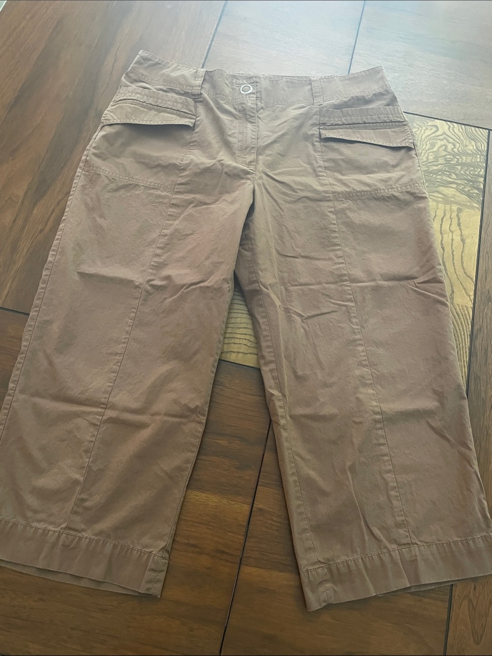 Chico's Cropped Ankle Pants Brown M32